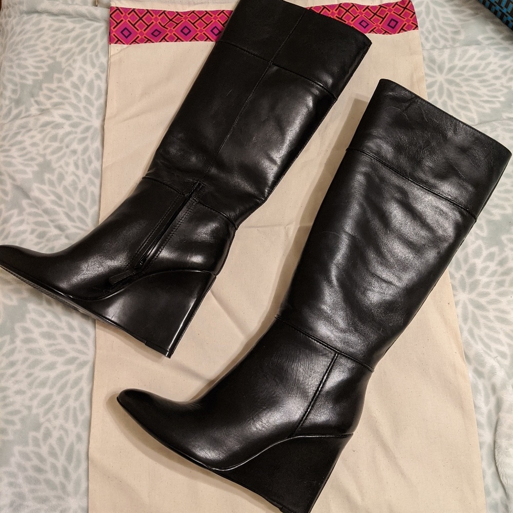 NWT Tory Burch Linnet Wedge Boots